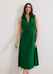 Becky Tie Dress - Green