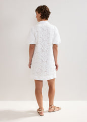 Witney Lace Tunic Dress - White