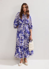 Coralie Shirt Dress - Blue