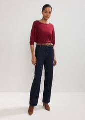Cristine Knit Top - Red