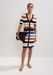 Bridget Stripe Dress - Multi-Coloured