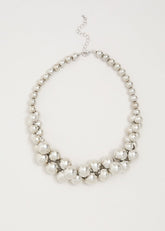 Jumble Bead Necklace - Silver