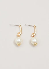 Pearl Drop Earrings - Ivory