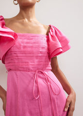 Rhianna Midi Dress - Pink