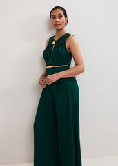 Petite Alinda Jumpsuit - Teal