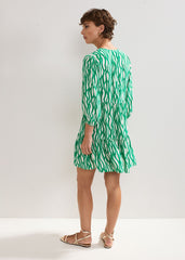 Penele Squiggle Dress - Green