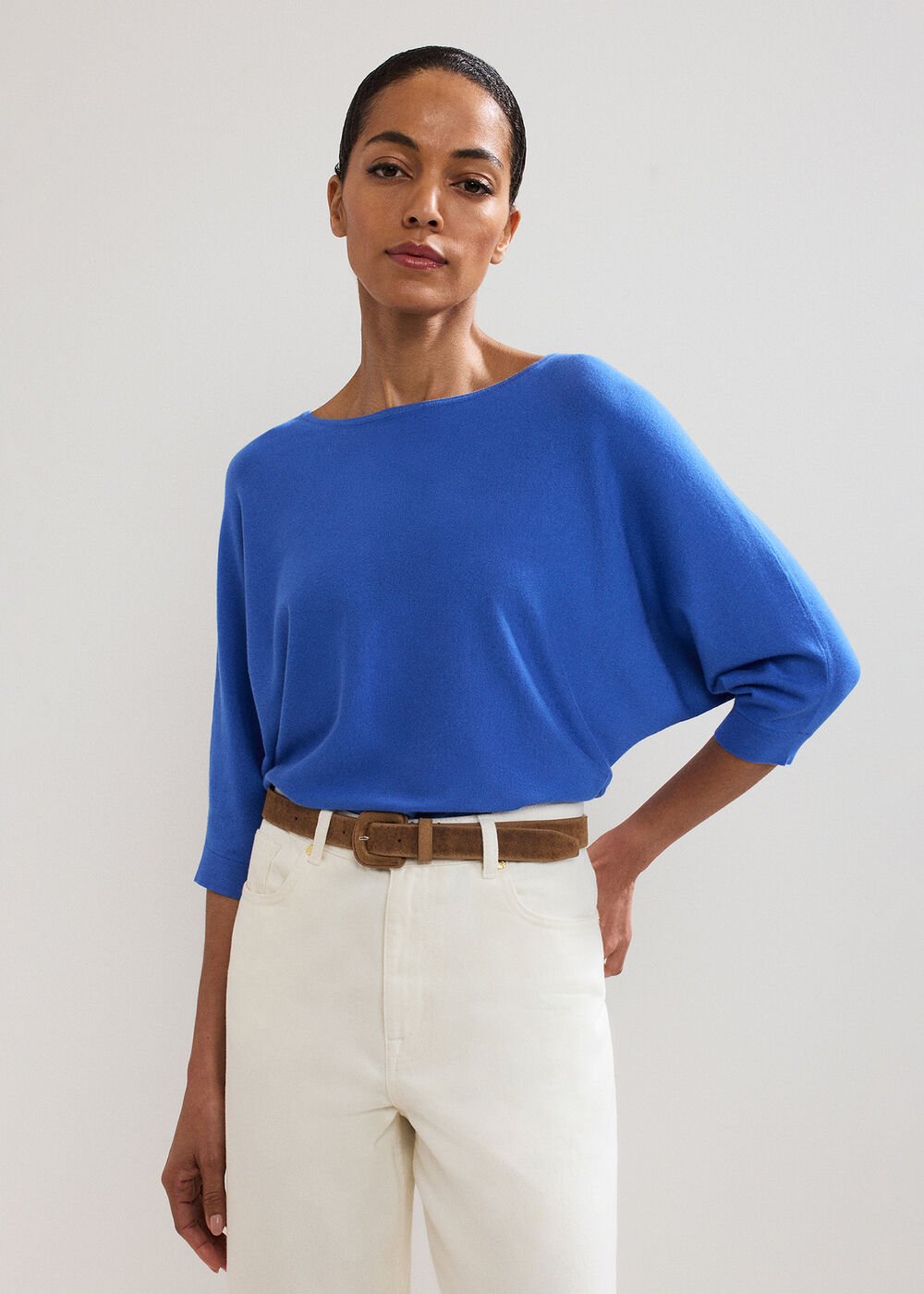 Cristine Knit Top - Blue