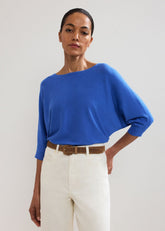 Cristine Knit Top - Blue