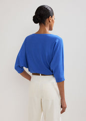 Cristine Knit Top - Blue