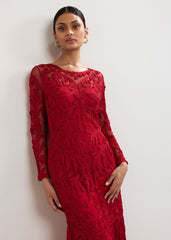 Phoenix Maxi Dress - Red