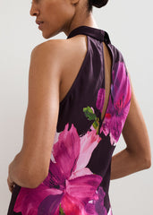 Marcella Satin Dress - Multi