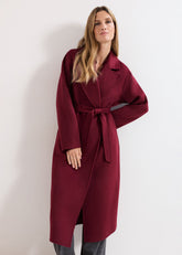 Petite Darcy Coat - Dark Red