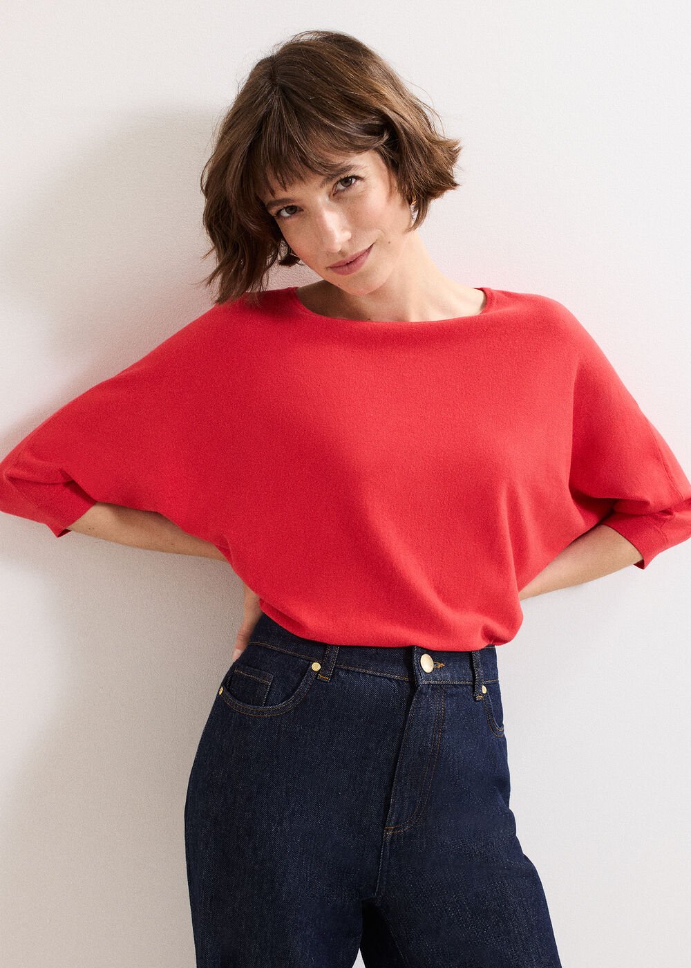 Cristine Knit Jumper - Red