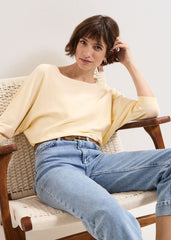 Cristine Knit Jumper - Pale Yellow
