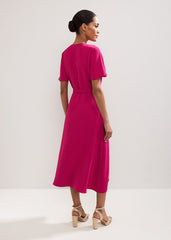 Julissa Wrap Dress - Pink