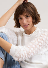Shelly Detail Jumper - Ivory