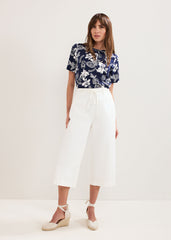 Elma Postcard Top - Navy