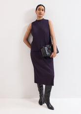 Gracie Ribbed Dress - Purple