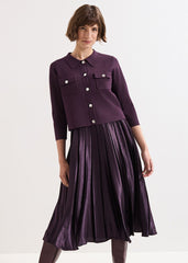 Penny Jacket Dress - Purple