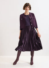 Penny Jacket Dress - Purple