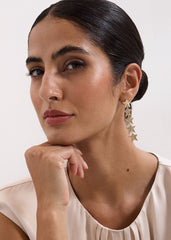 Star Drop Earrings - Gold