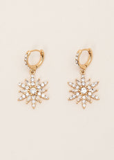 Snowflake Earrings - Gold