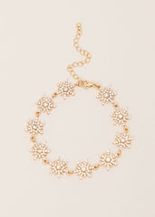 Snowflake Bracelet - Gold