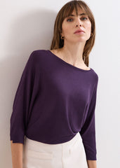 Cristine Knit Jumper - Purple