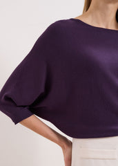 Cristine Knit Jumper - Purple