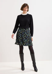 Ilaria Flippy Skirt - Black