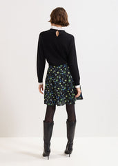 Ilaria Flippy Skirt - Black