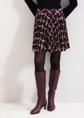 Mairi Mini Skirt - Dark Red