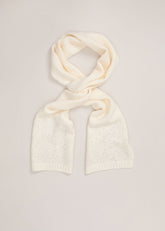 Sparkle Trim Scarf - Ivory