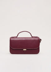 Leather Mini Bag - Dark Red