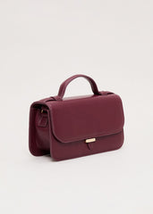Leather Mini Bag - Dark Red