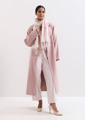 Checked Scarf - Pale Pink