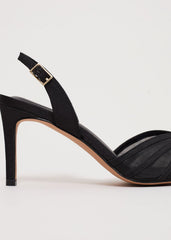 Grosgrain Slingback - Black