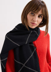 Luxe Lurex Scarf - Black