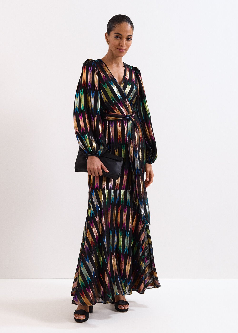 Ellia Shimmer Dress - Multi
