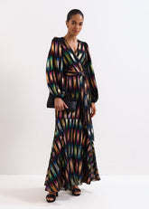 Ellia Shimmer Dress - Multi