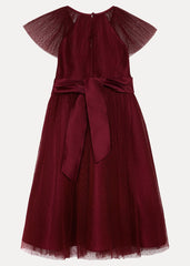 Melody Sequin Dress - Burgundy