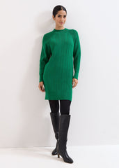 Eleana Green Knit Dress - Green