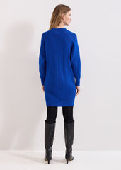Eleana Blue Knit Dress - Blue