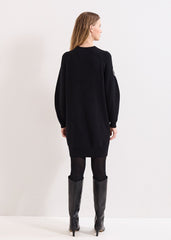 Rosa Jumper Dress - Black/Ivory