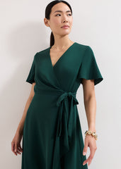 Julissa Wrap Dress - Green