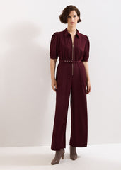Candice Jumpsuit - Burgundy