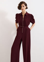 Candice Jumpsuit - Burgundy