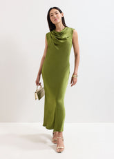Hallie Midi Dress - Green
