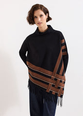 Athena Tassel Jumper - Black