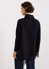 Athena Tassel Jumper - Black